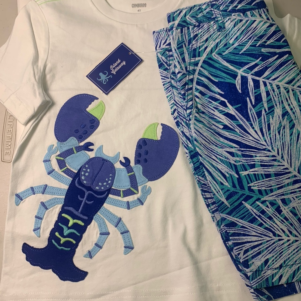 Gymboree Island Getaway boys size 4T NWT